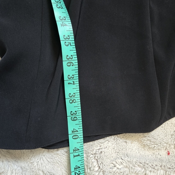 ARMANI COLLEZIONE  Navy Blue Short Sleeve Faux Wrap Midi Dress. Size 10 - Picture 13 of 15